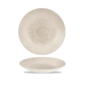 Raku Agate Grey  Deep Coupe Plate    22.5  8 5/6" Box 12