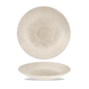 Raku Agate Grey  Deep Coupe Plate    25.5  10" Box 12