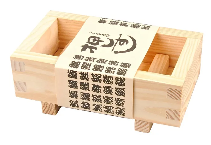 (D/R) Sushi Form aus Holz 17,5x10x6,5
