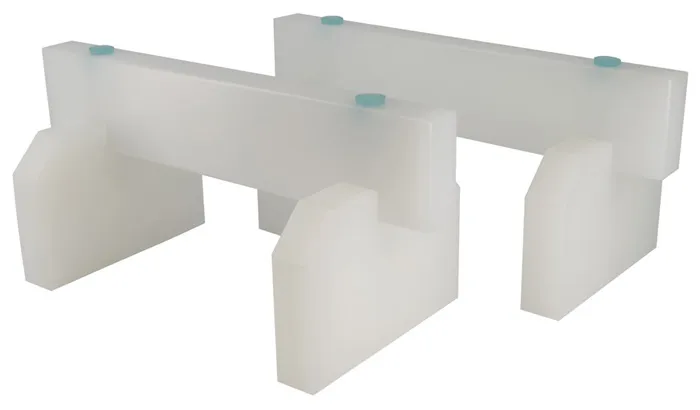 [JN18796] 2er Schneidebrett-Lifter 35 x 16 cm  weiß