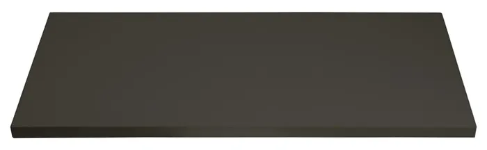 Japan Schneidbrett Synthetisches Polyethylen 100x40x2 schwarz Box 1/3