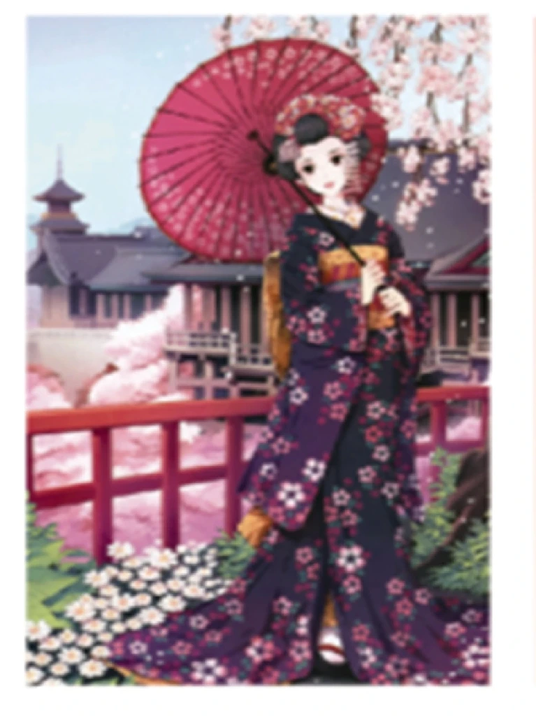 Norren Geisha Cartoon L140xB85 (MK-30-12)