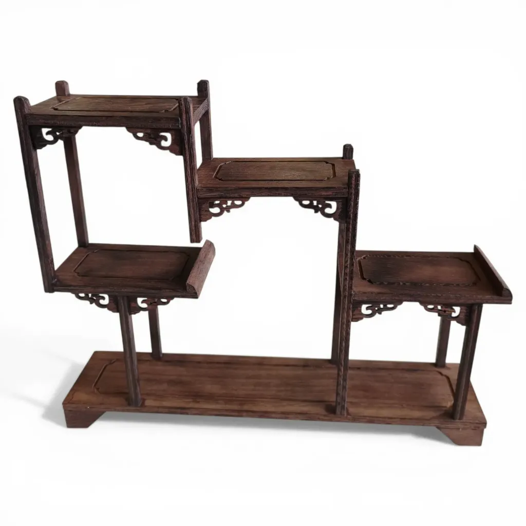 Holzregal L30cm 3-Stufen